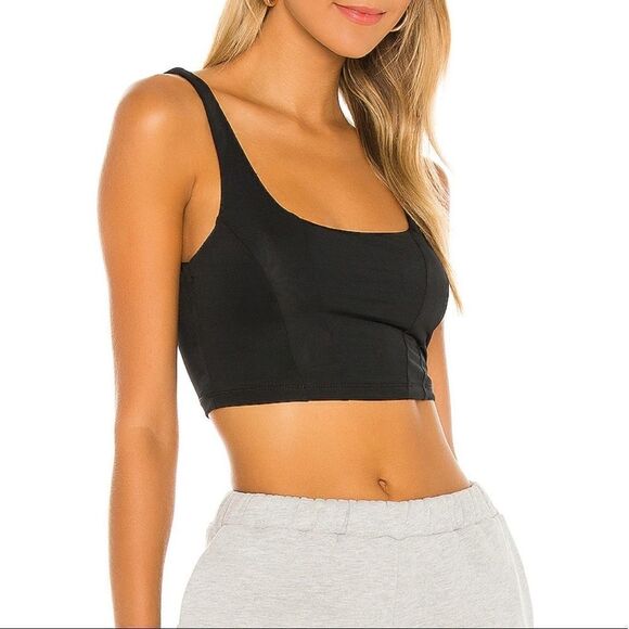 NWT Free People Be Cool Brami Tank in Black Size S - Picture 1 of 4
